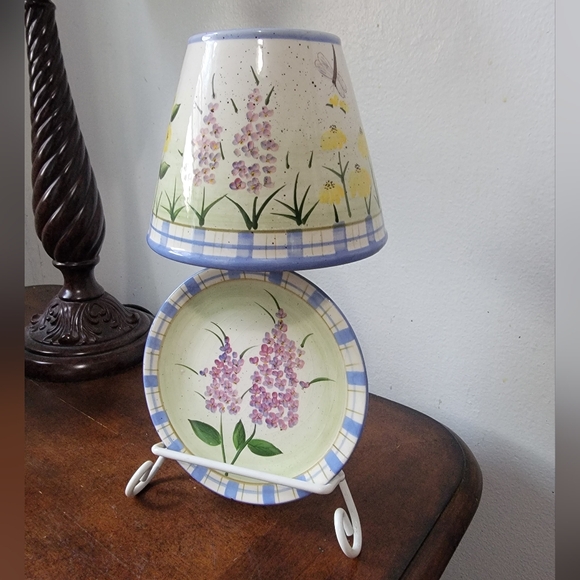 Home Interiors Other - Collector Plate Candle Shade Topper